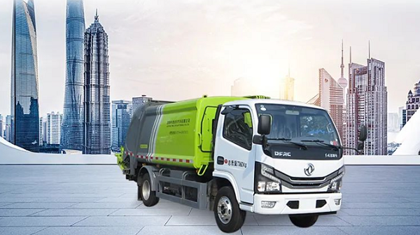凌宇壓縮式垃圾車-固廢生活垃圾污物克星！