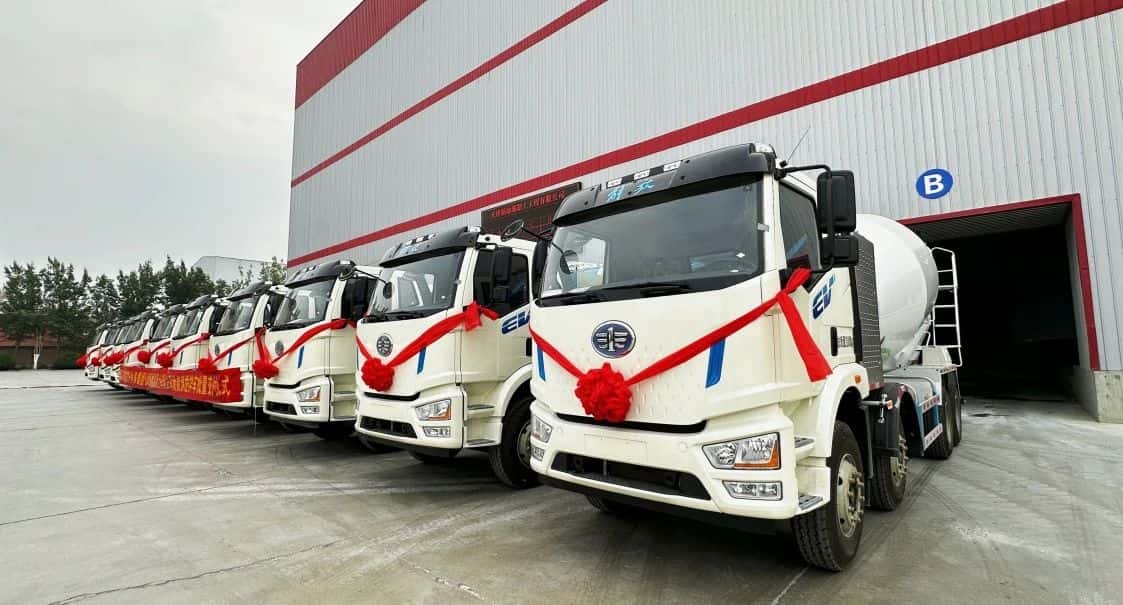 實力見證！中集車輛攪拌車再獲大客戶批量復購