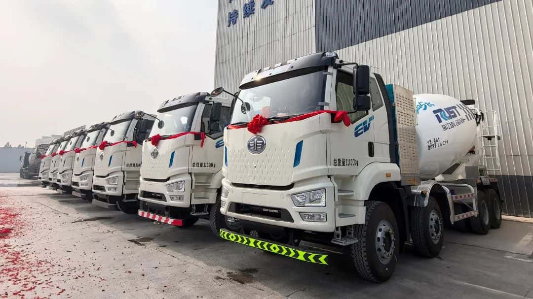 復(fù)購(gòu)見證實(shí)力！中集車輛新能源攪拌車再赴中原熱土